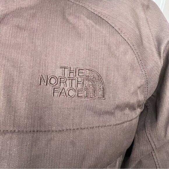 The North Face Brown Arctic Parka Size Small Down Filled Waterproof Puffer - Picture 5 of 16